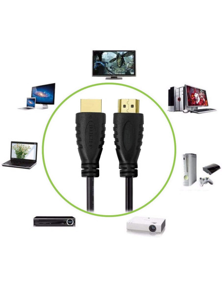 Techly Icoc Hdmi2-4-090 Kabel Hdmi 9 M Hdmi Typu A (Standard) Czarny