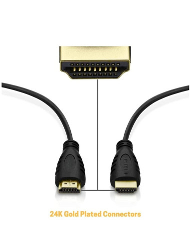 Techly Icoc Hdmi2-4-090 Kabel Hdmi 9 M Hdmi Typu A (Standard) Czarny