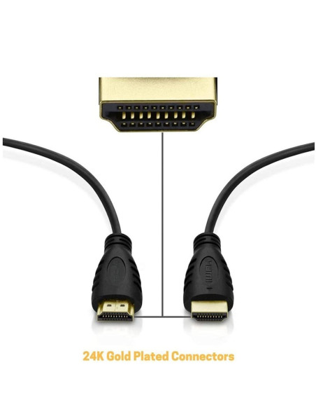 Techly Icoc Hdmi2-4-090 Kabel Hdmi 9 M Hdmi Typu A (Standard) Czarny