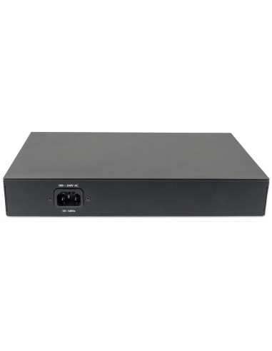 Intellinet 561167 Łącza Sieciowe Zarządzany Gigabit Ethernet (10/100/1000) Obsługa Poe Czarny