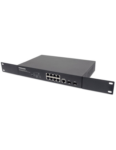 Intellinet 561167 Łącza Sieciowe Zarządzany Gigabit Ethernet (10/100/1000) Obsługa Poe Czarny