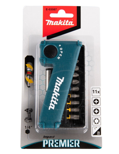 Makita E-03567 Końcówka Wkrętakowa 11 Szt.