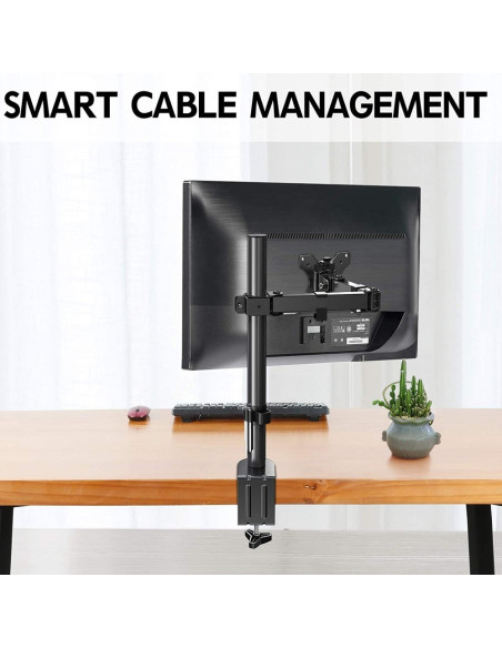 Techly Ica-Lcd 503Bk2 Uchwyt / Stojak Do Monitorów 68,6 Cm (27") Biurko Czarny