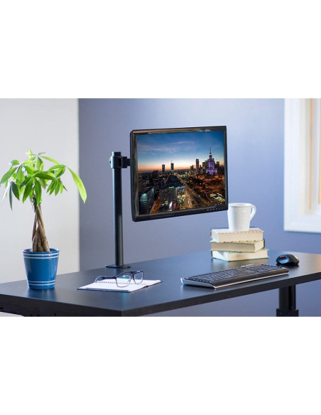 Techly Ica-Lcd 503Bk2 Uchwyt / Stojak Do Monitorów 68,6 Cm (27") Biurko Czarny