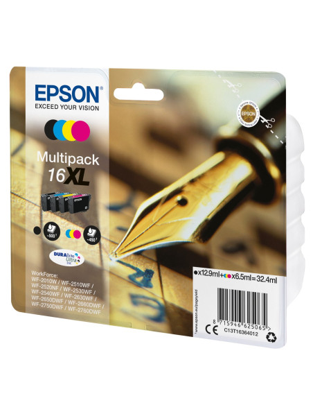 Epson Pen And Crossword Multipack 4-Colours 16Xl Durabrite Ultra Ink