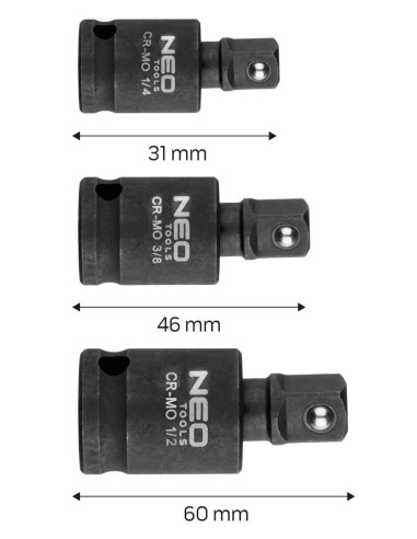Neo Tools 10-256 Akcesorium Do Gniazd Nasadowych
