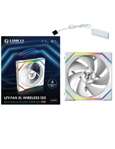 Lian Li Uni Fan Sl Wireless 120 Obudowa Komputera Wentylator 12 Cm Biały 1 Szt.