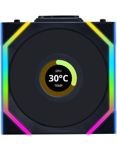 Lian Li Uni Fan Sl Wireless Lcd 120 Obudowa Komputera Wentylator 12 Cm Czarny 1 Szt.
