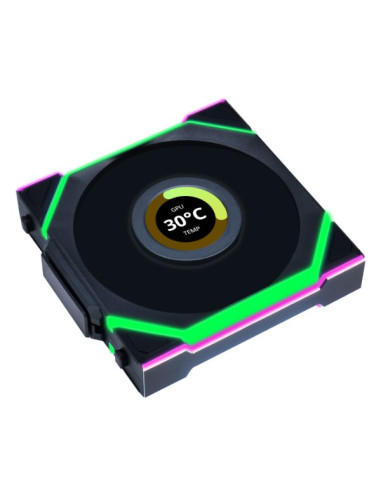 Lian Li Uni Fan Sl Wireless Lcd 120 Obudowa Komputera Wentylator 12 Cm Czarny 1 Szt.