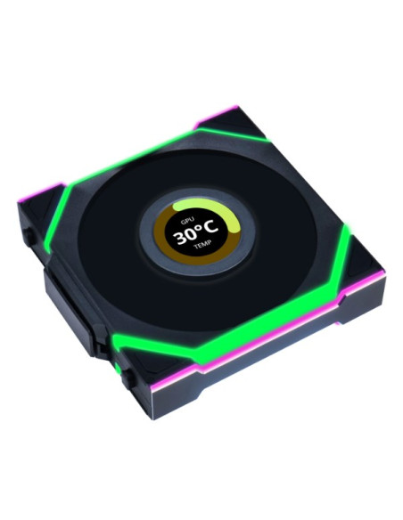 Lian Li Uni Fan Sl Wireless Lcd 120 Obudowa Komputera Wentylator 12 Cm Czarny 1 Szt.