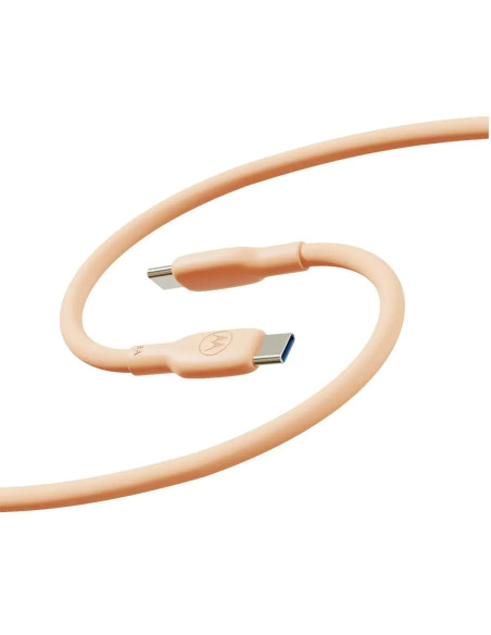 Motorola Silicone Cable C-C 5A 2M, Peach Fuzz