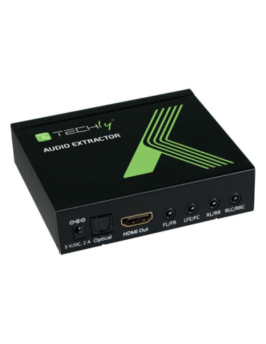 Techly Idata Hdmi-Ea74K Konwerter Plików Audio Czarny