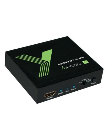 Techly Idata Hdmi-Ea74K Konwerter Plików Audio Czarny
