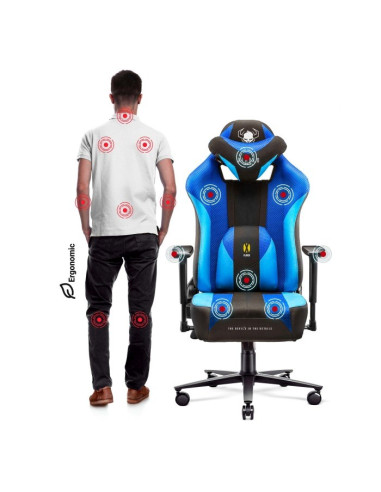 Fotel Gamingowy Diablo X-Player 2.0 Frost Black Normal Fotel