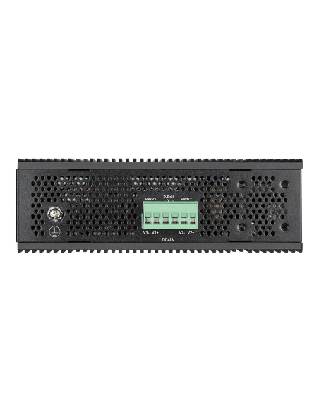 D-Link Dis-200G-12Ps Łącza Sieciowe Zarządzany L2 Gigabit Ethernet (10/100/1000) Obsługa Poe Czarny