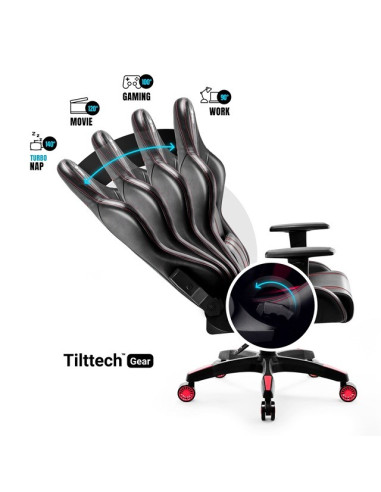 Fotel Gamingowy Diablo X-One 2.0 Normal Fotel Czarno-Czerwony