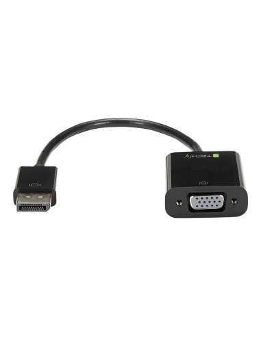 Techly Hdmi - Vga+3.5Mm+Micro Usb B M/F 0,15 M Czarny