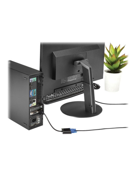 Techly Hdmi - Vga+3.5Mm+Micro Usb B M/F 0,15 M Czarny