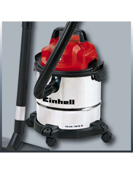 Einhell Tc-Vc 1812 S 12 L Cylinder Próżniowy Suchy I Mokry 1250 W