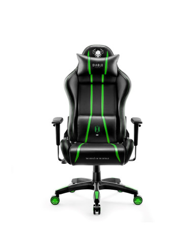 Fotel Gamingowy Diablo X-One 2.0 Normal Fotel Czarno-Zielony