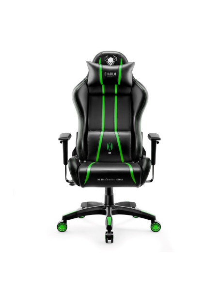 Fotel Gamingowy Diablo X-One 2.0 Normal Fotel Czarno-Zielony