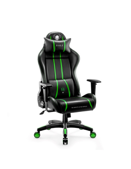 Fotel Gamingowy Diablo X-One 2.0 Normal Fotel Czarno-Zielony