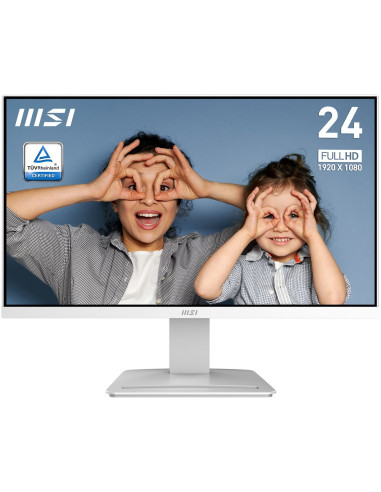 Msi Pro Mp2412W Monitor Komputerowy 60,5 Cm (23.8") 1920 X 1080 Px Full Hd Lcd Biały