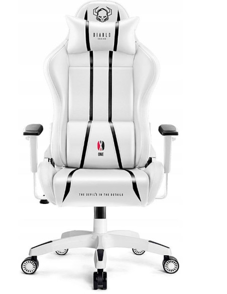 Fotel Gamingowy Diablo  X-One 2.0 Normal Fotel Biało-Czarny