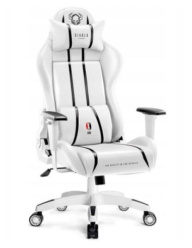 Fotel Gamingowy Diablo  X-One 2.0 Normal Fotel Biało-Czarny