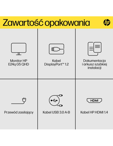 Hp Monitor E24Q G5 Qhd