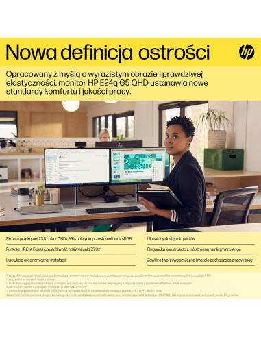 Hp Monitor E24Q G5 Qhd