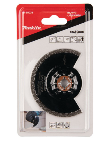 Makita B-65034 Wyrzynarka, Piła Wyrzynarkowa Oraz Ostrze Do Piły Tarczowej Diamond 1 Szt.