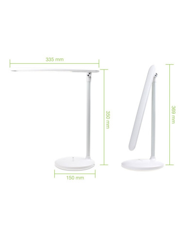 Techly I-Lamp-Dsk9 Lampa Stołowa 3 W Led G Biały