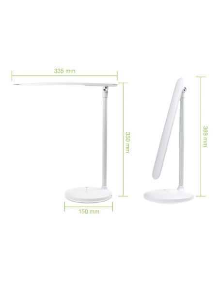 Techly I-Lamp-Dsk9 Lampa Stołowa 3 W Led G Biały