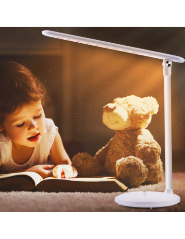 Techly I-Lamp-Dsk9 Lampa Stołowa 3 W Led G Biały