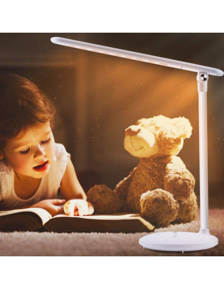 Techly I-Lamp-Dsk9 Lampa Stołowa 3 W Led G Biały