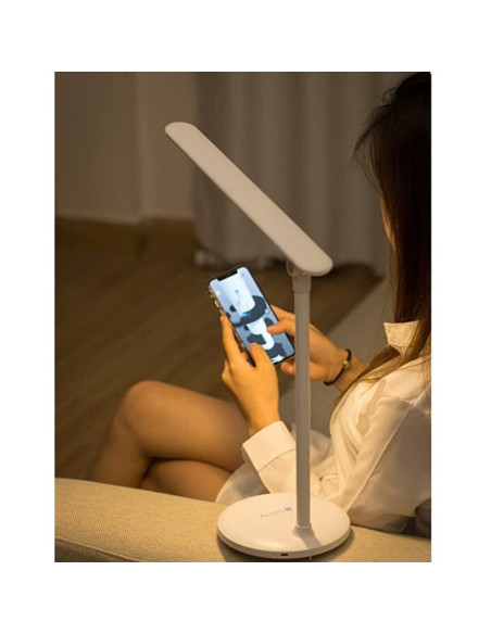 Techly I-Lamp-Dsk9 Lampa Stołowa 3 W Led G Biały