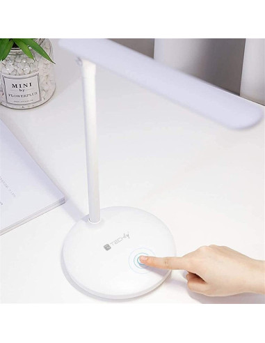 Techly I-Lamp-Dsk9 Lampa Stołowa 3 W Led G Biały