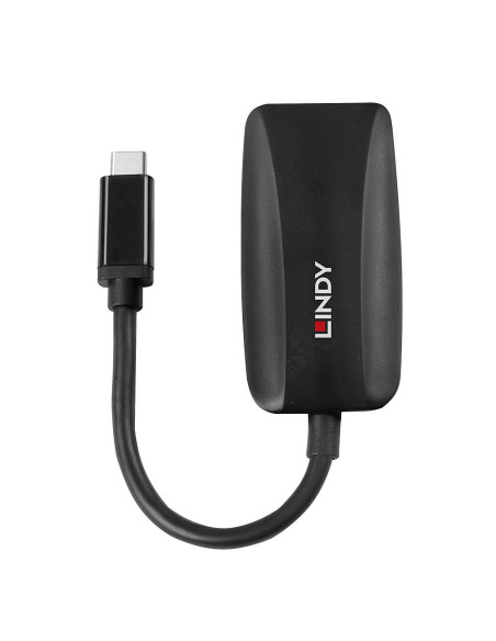 Lindy 43337 Adapter Kablowy 0,13 M Usb Type-C Displayport Czarny