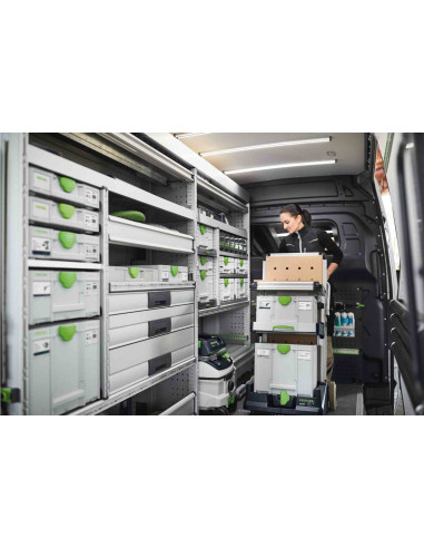 Festool Sys3 M 137 Przybornik Zielony, Biały