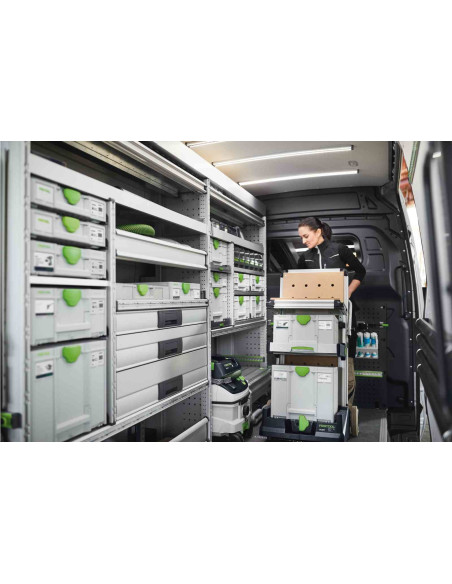 Festool Sys3 M 137 Przybornik Zielony, Biały