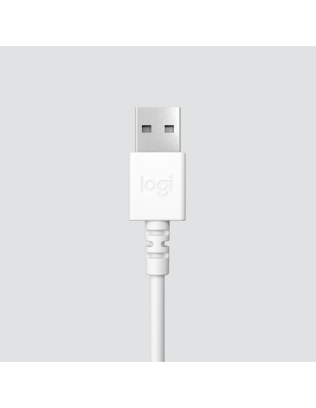 Logitech H390 Zestaw Słuchawkowy Przewodowa Opaska Na Głowę Biuro/Centrum Telefoniczne Usb Typu-A Biały
