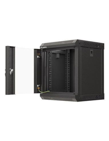 Lanberg Wf11-3306-10B Stojak 6U Szafa Wisząca Czarny