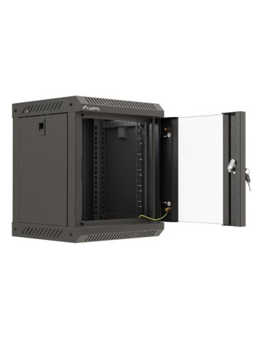 Lanberg Wf11-3306-10B Stojak 6U Szafa Wisząca Czarny