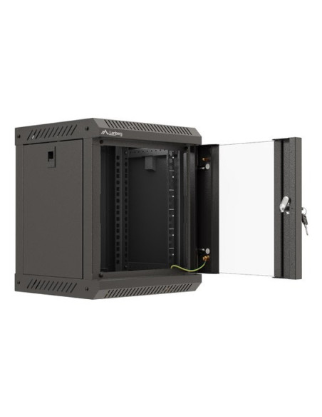 Lanberg Wf11-3306-10B Stojak 6U Szafa Wisząca Czarny