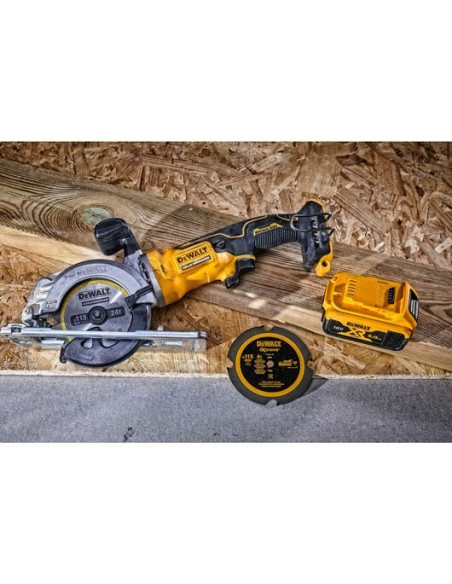 Dewalt Dcs691N-Xj Przenośna Pilarka Tarczowa 11,5 Cm Czarny, Żółty 4500 Rpm 800 W