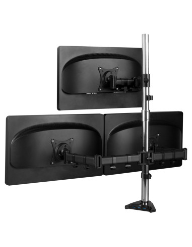 Arctic Z+1 Pro Gen 3 124,5 Cm (49") Biurko Czarny, Stal Satynowa