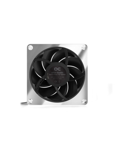 Alphacool Apex Stealth Metall Obudowa Komputera Wentylator 12 Cm Chrom 1 Szt.