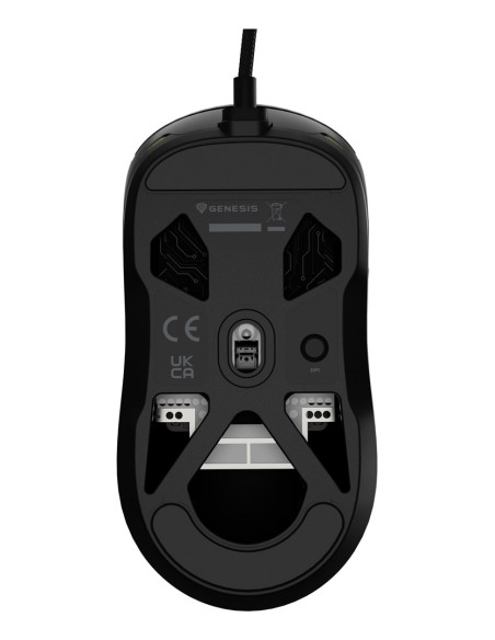 Genesis Krypton 660 Myszka Gaming Po Prawej Stronie Usb Typu-A Optyczny 12000 Dpi