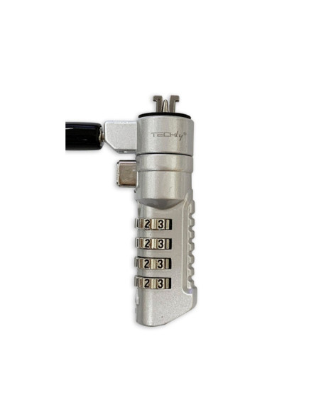 Techly Iq-Lok-16-K Zapięcie Do Kabli Srebrny 1,8 M